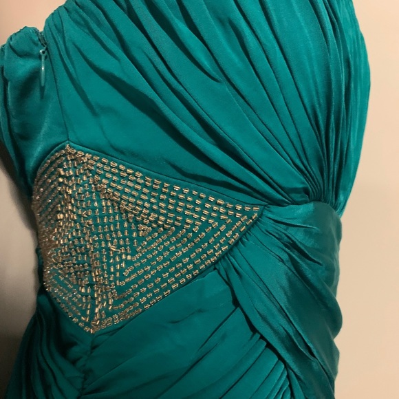 Strapless Green Laundry Shelli Segal Dress - Picture 3 of 4